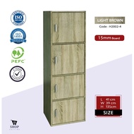 Bookcase Storage Cabinet / File Cabinet [ 4 Door / 5 Door ] / Rak Buku / Kabinet Buku