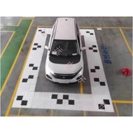 ผ้าปรับแต่งภาพมองเห็นแบบ 360 องศา Panoramic Calibration Cloth ผ้าปรับแต่งสำหรับรถยนต์ Wuling Jiangli