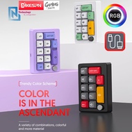 Macropad K808 RGB Mini Mechanical Keyboard 13 Extended Keys with Wired Connection Knob Keymap Each K