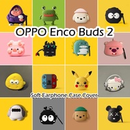 READY STOCK! For OPPO Enco Buds 2 Case Creative Cartoons Soft Silicone Earphone Case Casing Cover