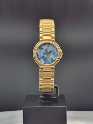 Guy  Laroche นาฬิกาผู้หญิง(ทอง) ลายหินอ่อน ระบบ Quartz เครื่องสวิส ประกัน