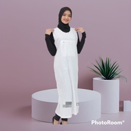 Singlet Daleman Gamis Wanita Berkantong Depan untuk perlengkapan Haji dan Umroh / Baju Muslim Jumsui