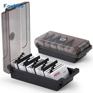 [Koolsoo] Large Capacity Business Card Holder Box Business Card  Storage Box Organizer Index Card St