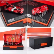 Diecast Hot Wheels RLC 2025 Ferrari Heritage Set Ferrari 312 P & Ferrari 499P Modificata red rubber 