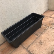 Rectangular long tray pot for planting and gardening