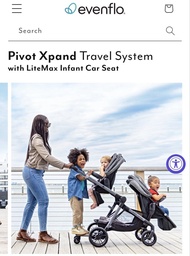 Evenflo Pivot Xpand  double Stroller 雙人嬰兒車 手推車 BB車