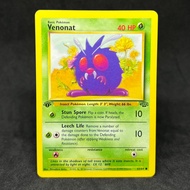 Vintage Pokemon TCG Venonat 63/64 1999 Jungle Trading Card Game