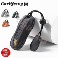 Porsche Cayenne 911 718 Macan Panamera Suede Car Key Case Key Cover Shell