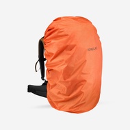 Trekking 70/100L Basic Backpack Rain Cover Forclaz - Orange