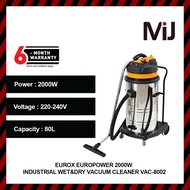 EUROX EUROPOWER 2000W INDUSTRIAL WET&DRY VACUUM CLEANER VAC-8002