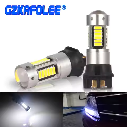 2PCS White Canbus PWY24W LED PW24W Bulb For Audi A3 A4 A5 Q7 BMW i3 MINI Cooper F55 F56 Mercedes GLK