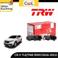 TRW CR-V TLA & TME (RW) 2016-2021 Front Disc Brake Pad (4 PCS)
