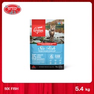 ORIJEN SIX FISH CAT โอริเจน อาหารสำหรับแมวทุกสายพันธุ์ สูตรปลา 6 ชนิด ขนาด 5.4 กิโลกรัม
