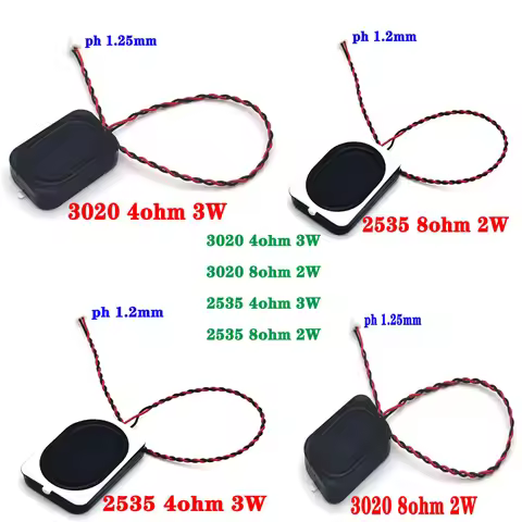 2535 3525 2030 4 Ohm 3w 8 Ohm 2W Speaker Cavity 4Ω 8Ω 2 3 Watt BOX Bluetooth-compatible Audio Speake