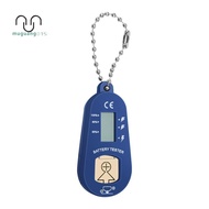 .Button Battery Tester, Keychain Pocket Portable and  Battery Tester to Check Remaining Battery Powe