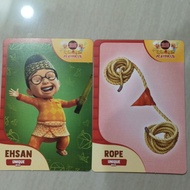 kad choki choki upin & ipin kad EHSAN UNIQUE dan ROPE UNIQE