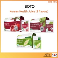 [BOTO] Korean Health Juice 30 packs (3 flavors) / Organic, Pomegranate, Red beet, balsam pear, gift