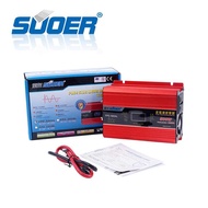 SUOER เพียวซาย Pure sine wave power inverter 500 W 12v 220v รุ่น FPC-500AL（ของแท้100%）