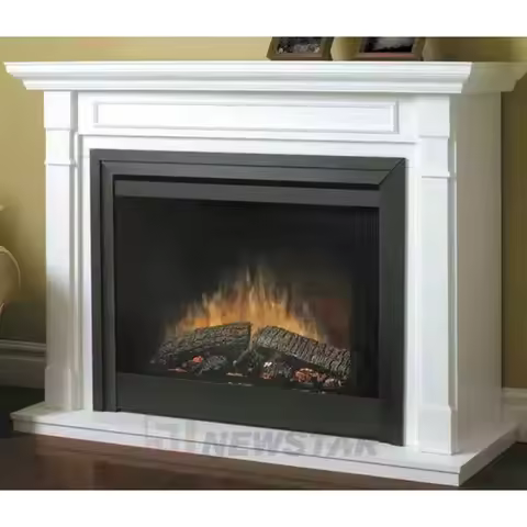 Newstar Modern Stylish Fireplace Mantle Marble Decorative Fireplace White Marble Fireplace