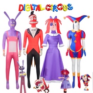 The Amazing Digital Circus Costume For Kids Boy Girl Pomni Jax Caine Jumpsuit Men Women Dress Cartoon Cosplay Party For Adult Performance jumpsuit Cosplay jumpsuit Halloween party cartoon anime costume