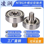 NTBG Male Threaded Metal Bearing Stainless Steel Screw Roller JS60617-6C1L12M6