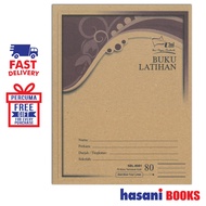 Hasani Uni Exercise Book F5 Red Blue Four Lines (80Pages) SBL8081/ 9557950080862