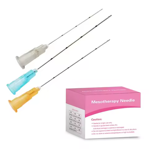 Sterile Microcannula Blunt Tip Cannula High Tougthness Disposable 14G 18G 21G 22G 23G 25G 27G 30G Bl