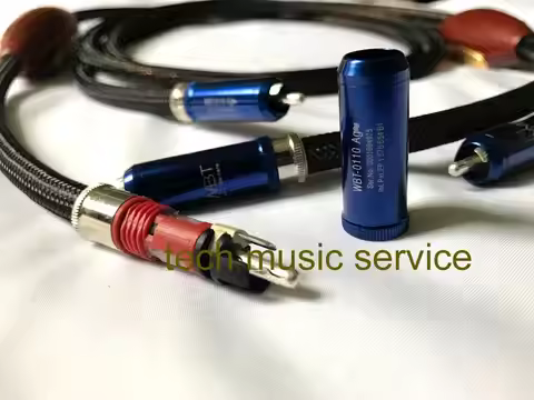 HI-End tech music service-Jorma Design Statement RCA cable with WBT0102 AG