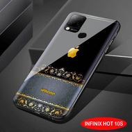 Softcase Glass Kaca Infinix hot 10S - Casing Hp Infinix hot 10S - J121 - Pelindung hp Infinix hot 10S - Case Handphone Infinix hot 10S - Pelindung Handphone Infinix hot 10S