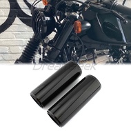 Pair Upper Front Fork Cover for Harley Sportster XL48 XL1200X 2016-2022 Motorcycle Fork Tube Shock Absorber Cover Black