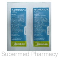 Fluimucil A 100mg (Acetylcysteine 100mg) Pecah Kahak 1's