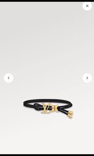 LV 手帶 手鏈 手鐲 皮 黑