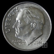 529010Readystock American 10 US Cents President Roosevelt Diameter 17.8mm American Coins Coins Coins