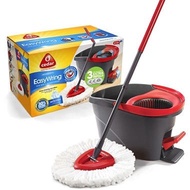O-Cedar Easy Wring Spin Mop &amp; Bucket System with 3 Extra Refills (pack of 6)