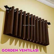 SMALL CURTAINS 60CM HEIGHT BOVEN VENTILATION CURTAINS