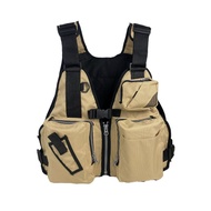 Functional Vest Life Jacket Dual-Use Multifunctional Vest Fishing Lure Vest Buoyancy Jacket Hiking H