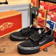 WTAPS x Vans sk8 low series LX black orange low cut sports board shoes