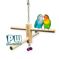Bird Perch Hanging Perch Fan-Style Perch Holder