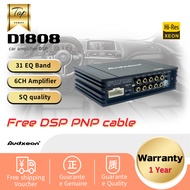 Audxeon D1808 DSP Amplifier Car dsp processor power amplifier pre amp 31-band EQ Bluetooth