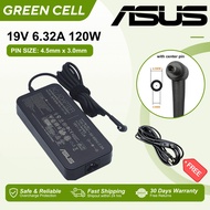 120W Asus Laptop Charger Adapter 19V 6.32A 4.5mm x 3.0mm for M3500Q G501J MSI GF63 Thin MS-16R