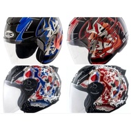 ARC YF KOI & YF DRAGON DESIGN HELMET 100% ORIGINAL