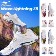 [Mizuno] Volleyball Shoes Wave Lightning Z8 Club Indoor Wide Lightweight Indoor Blue×White×Navy 27.5