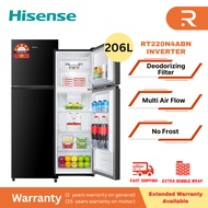 HISENSE Inverter 2 Door Refrigerator 206L RT220N4ABN