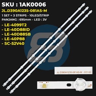 AKARI 40 Inch TV Backlight LE-40D88SB LE-4099T2 LE-40D88ID LE-40P88 SC-52V40
