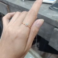 375% gold ring