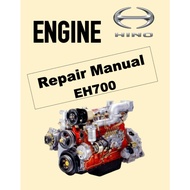 HINO ENGINE EH700 WORKSHOP SERVICE REPAIR MANUAL + PARTS CATALOGUE