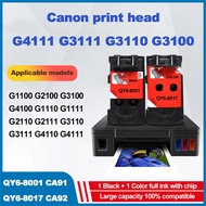 6-8001 6-8017 Kepala Cetak Canon G3100 untuk Canon Pixma G1100 G2100 G3100 G4100 G1110 G1111 G2110 G