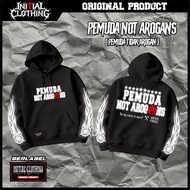 Not Arogans Youth Hoodie with Light-Up Screen Printing | INITIAL CLOTHING
