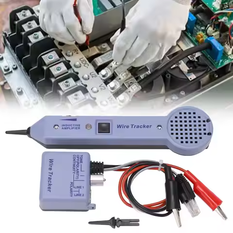 Tone ​Inductive Amplifier Wire Tracer Tester Audible and Visual Signaling Easy To Operate with Recei