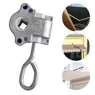 [yiodusi] Patio Retractable Awning Drive Gear Balcony Awning Worm Gear Outdoor Gearbox Awning Crank 